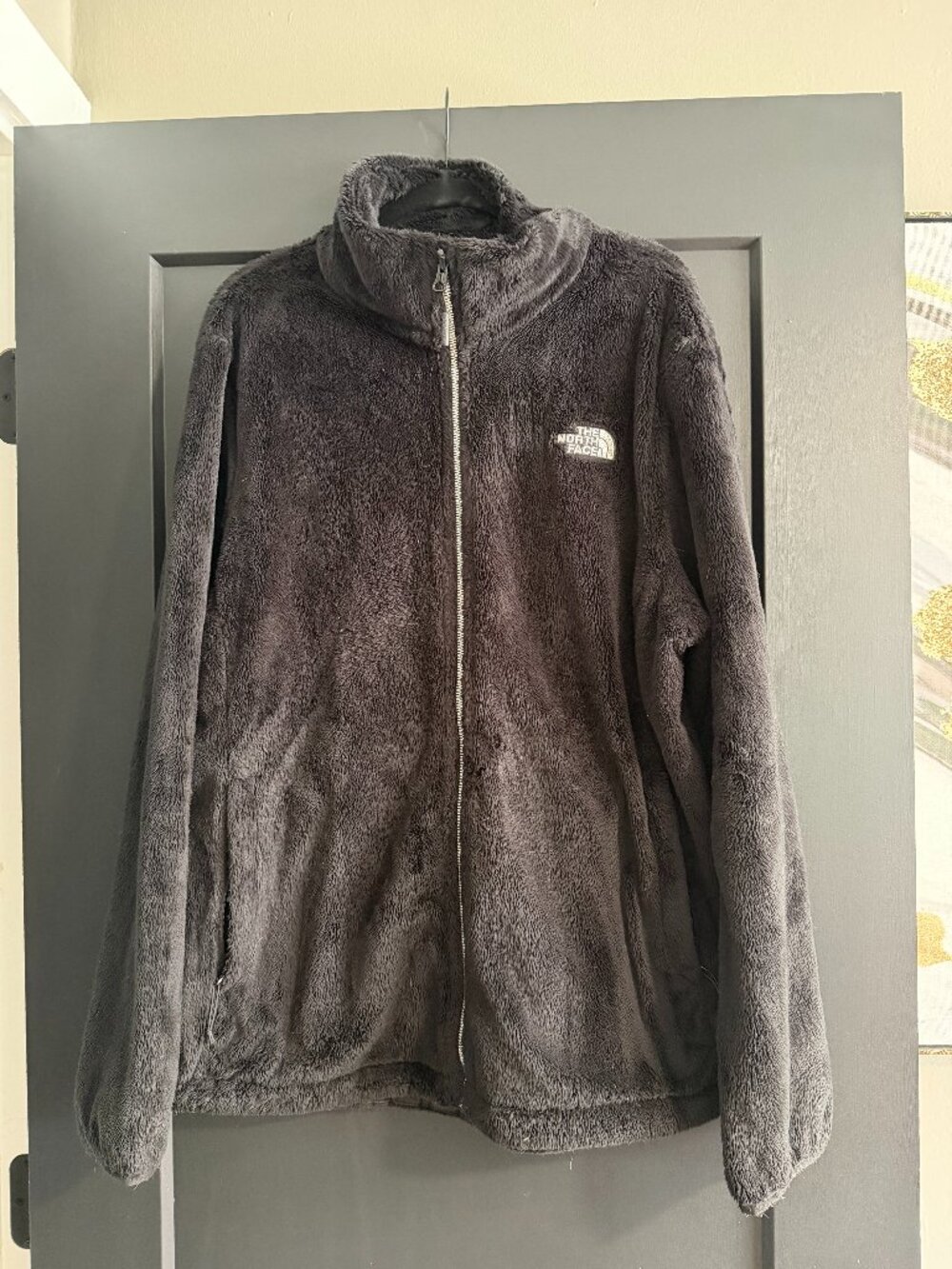 North Face Black Fleece Jacket sz XL